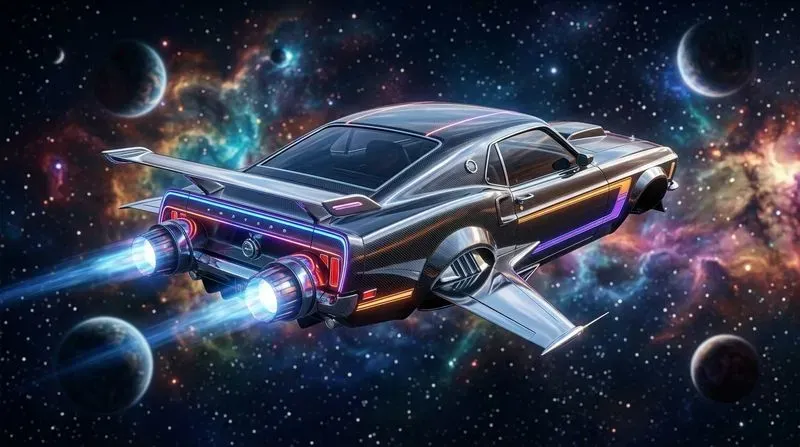 Cosmic Future Scene Generator Images