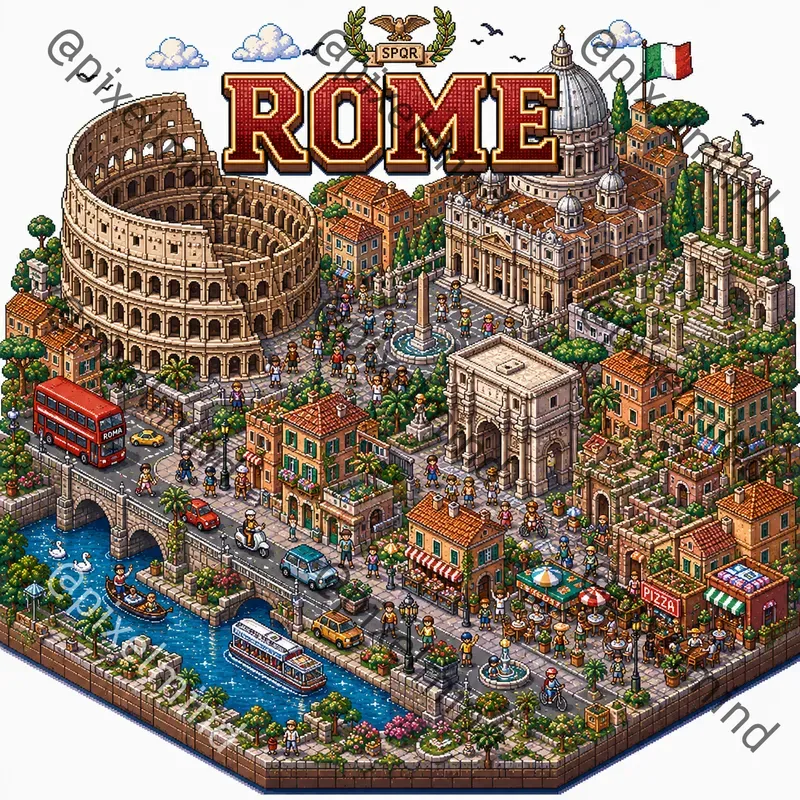 Pixel Travel World Generator
