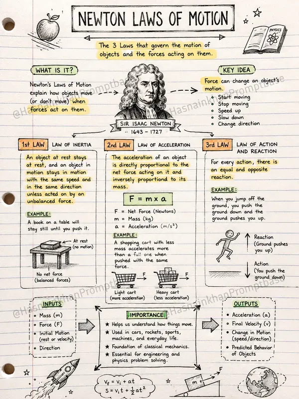 Hand Drawn Study Notes Infographics