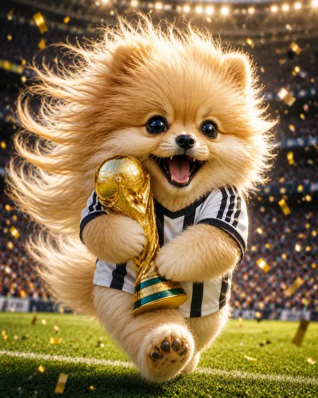Football Soccer Sports Champion Pet Art