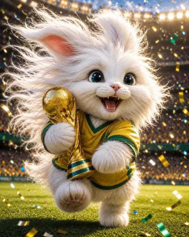 Football Soccer Sports Champion Pet Art