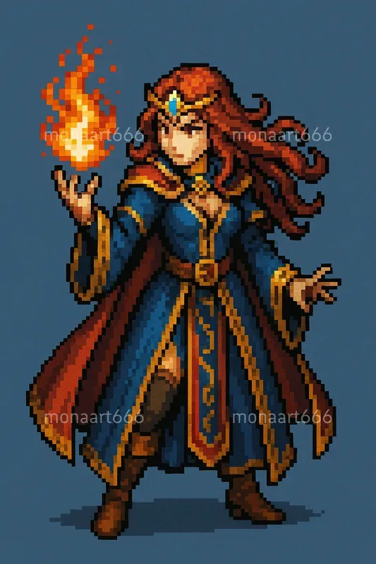 Vibrant Pixel RPG Character Engines