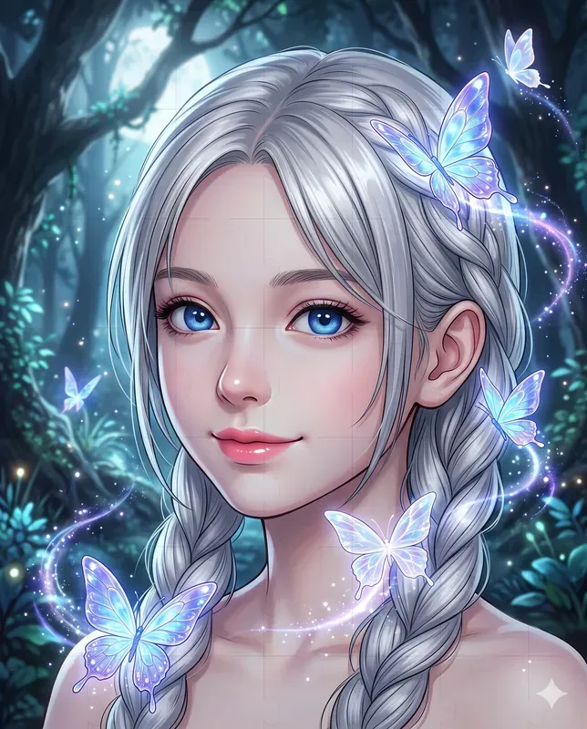 Butterfly Fantasy Manga Girls