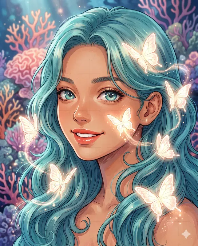 Butterfly Fantasy Manga Girls