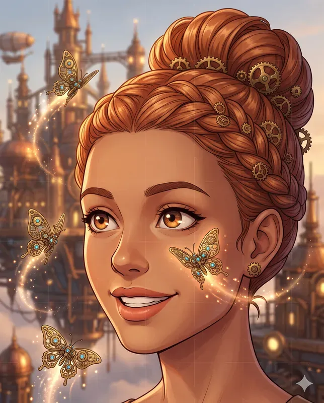 Butterfly Fantasy Manga Girls