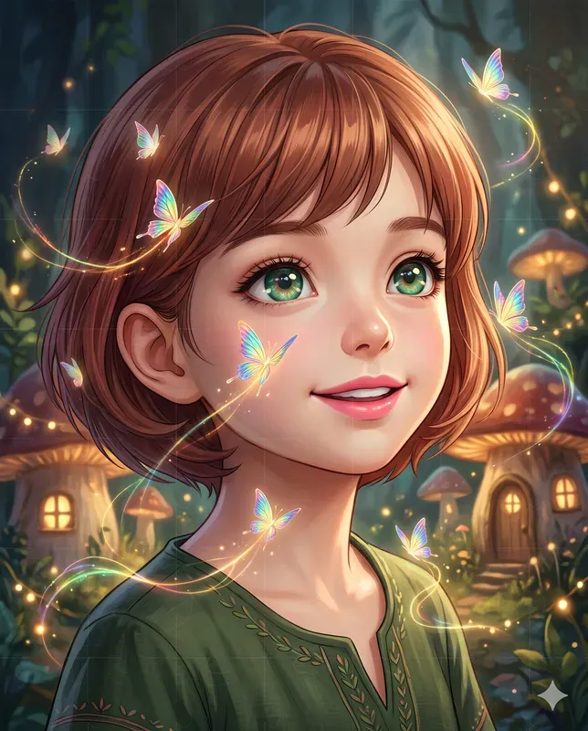 Butterfly Fantasy Manga Girls