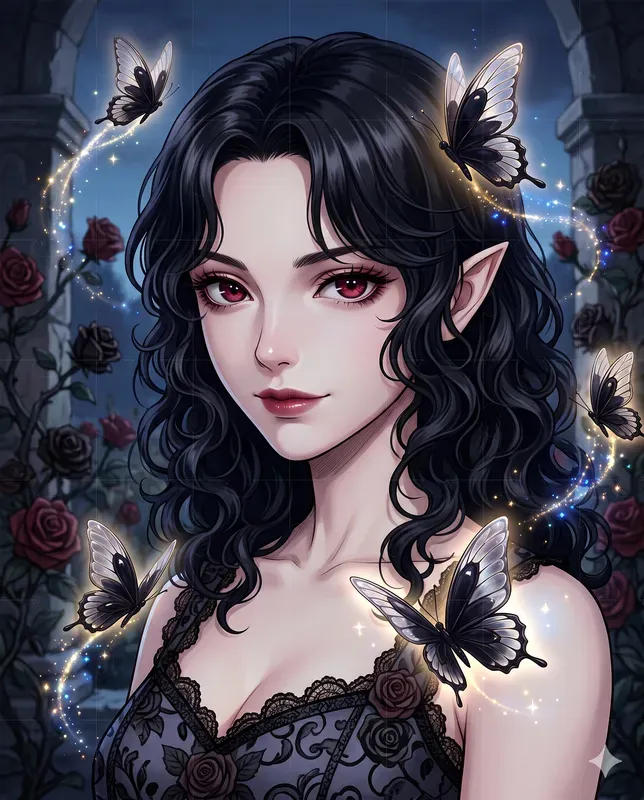 Butterfly Fantasy Manga Girls