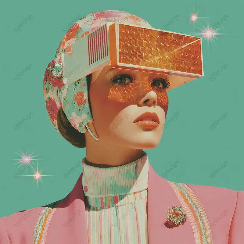 Retro Pop Portrait Collages