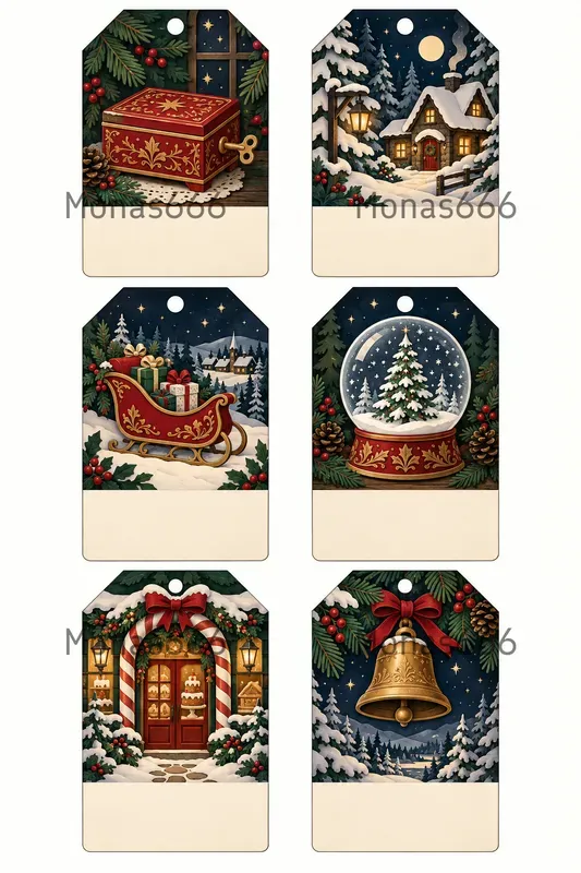 Seasonal Gift Tag Story Sets