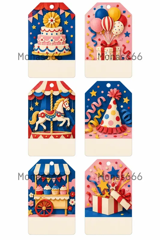 Seasonal Gift Tag Story Sets