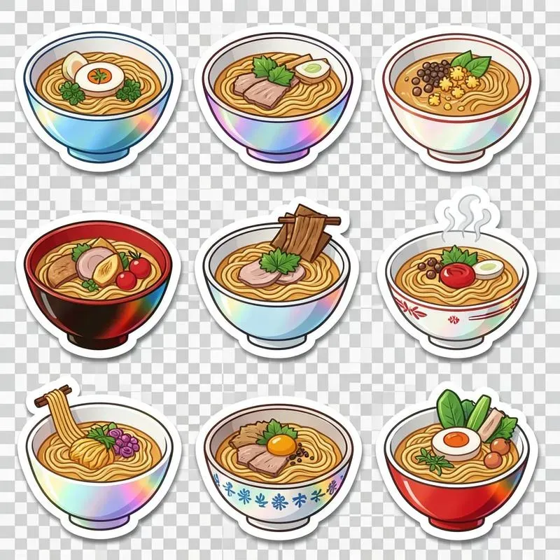 Y2k Food Sticker Sheets Cute Pngs