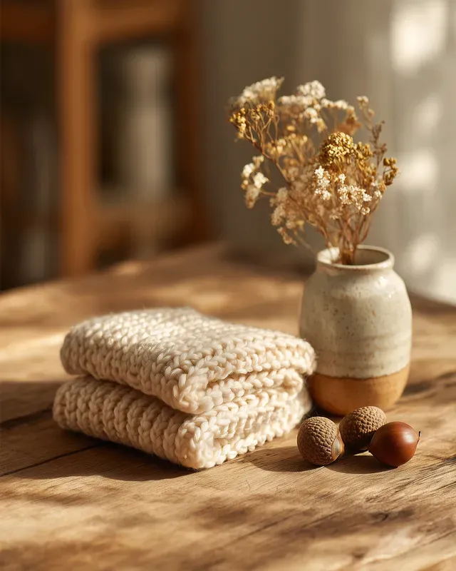 Cozy Autumn Product Photography