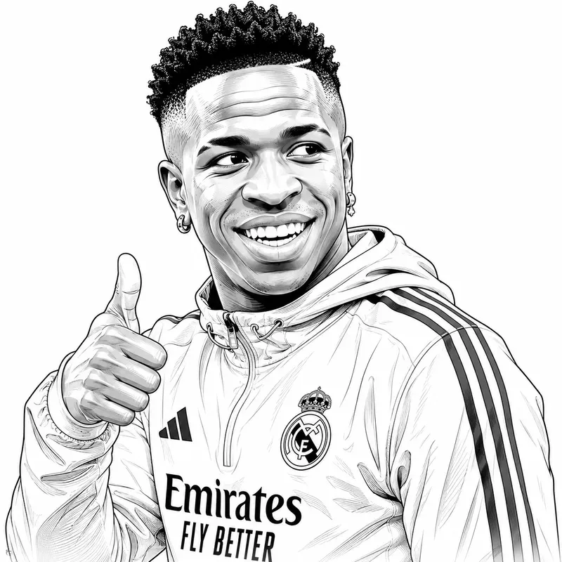 Elite Football Legends Line Art