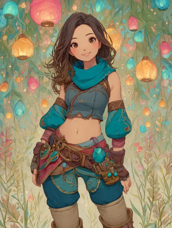 Charming Fantasy Adventurer Girls Anime