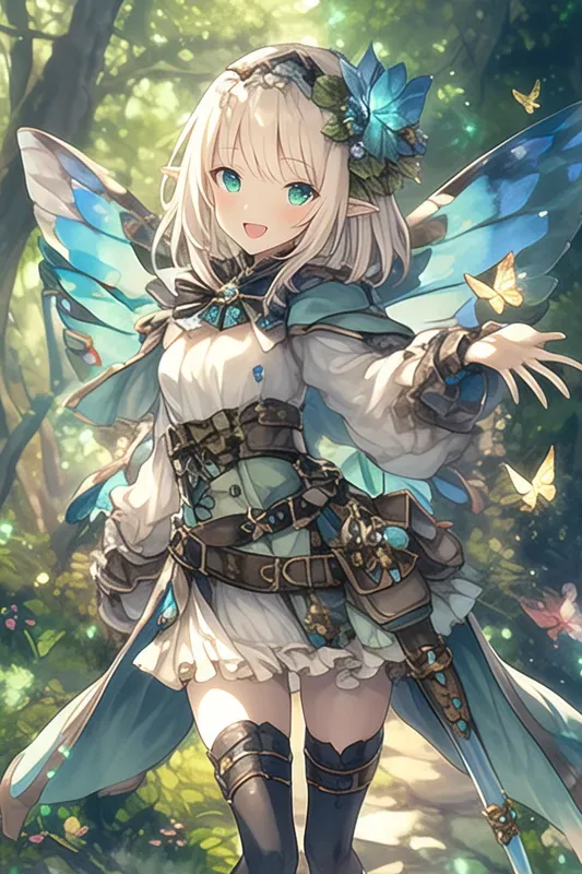 Charming Fantasy Adventurer Girls Anime