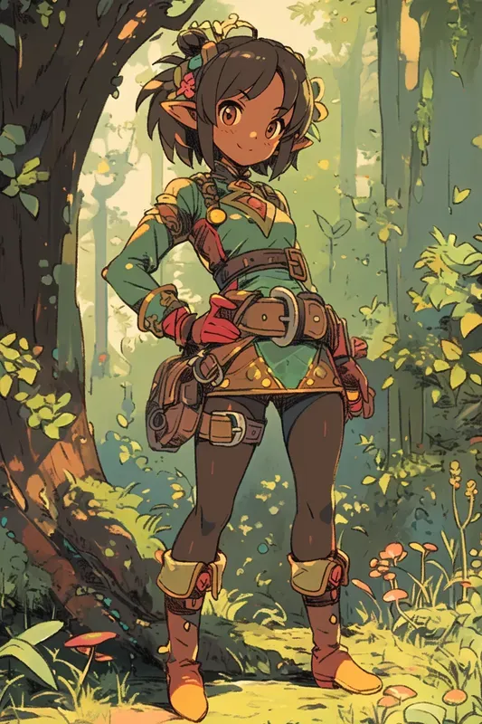 Charming Fantasy Adventurer Girls Anime