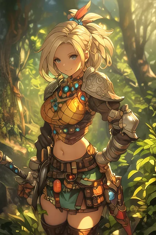 Charming Fantasy Adventurer Girls Anime