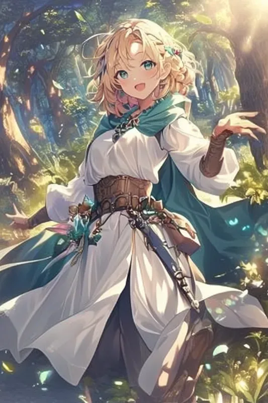 Charming Fantasy Adventurer Girls Anime