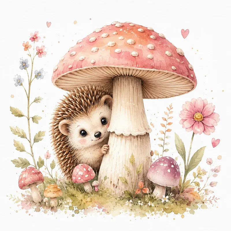 Pastel Nursery Animal Illustrations