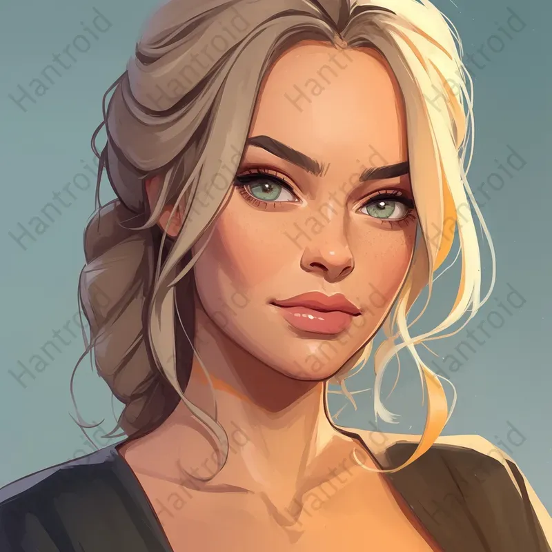Realistic Digital Portrait Art