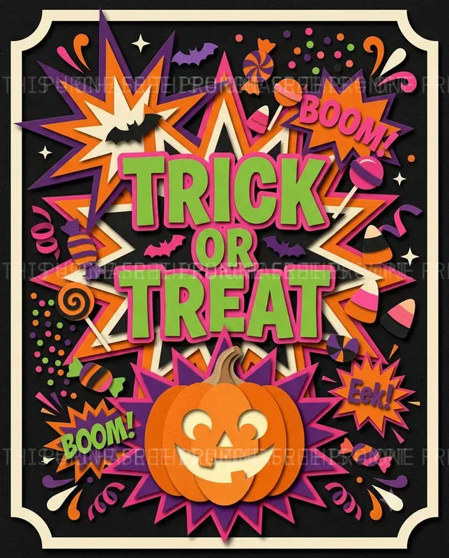 Halloween Cut Paper Graphics