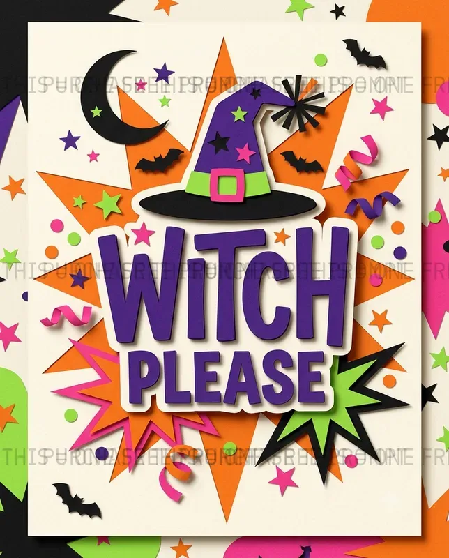 Halloween Cut Paper Graphics