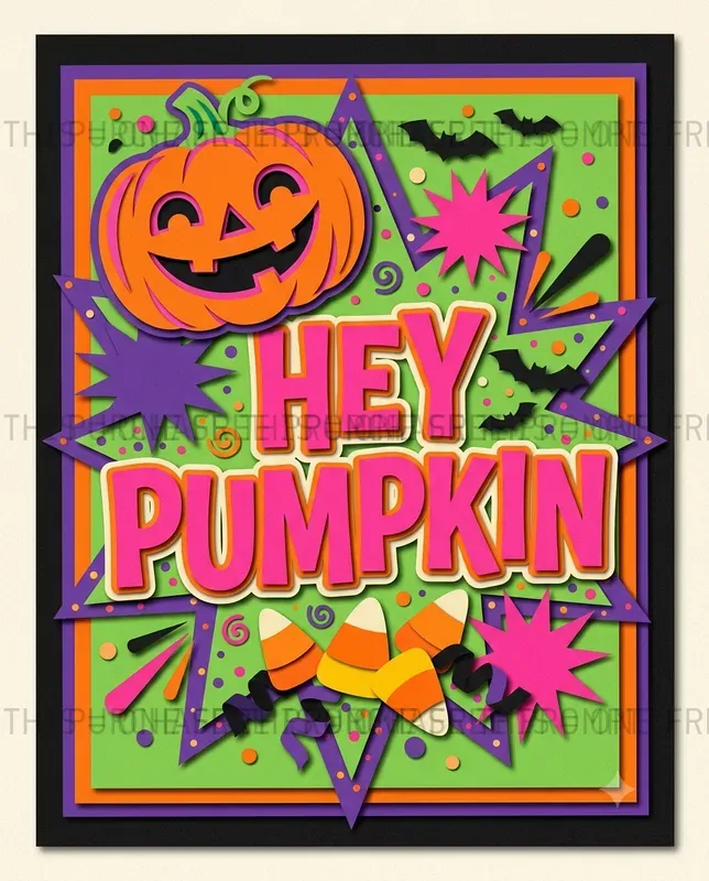 Halloween Cut Paper Graphics