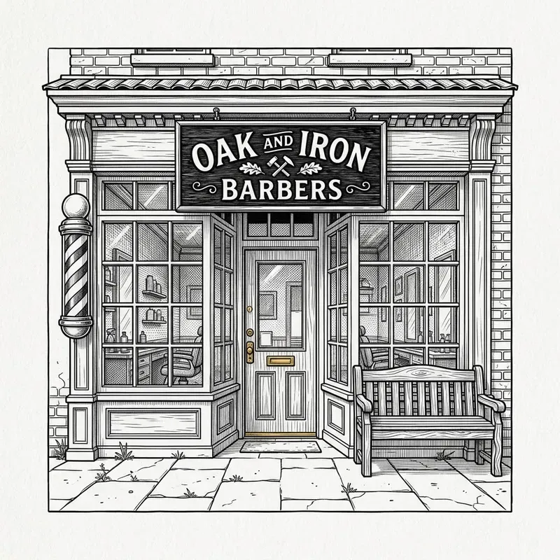 Ink Sketch Storefront Illustrations
