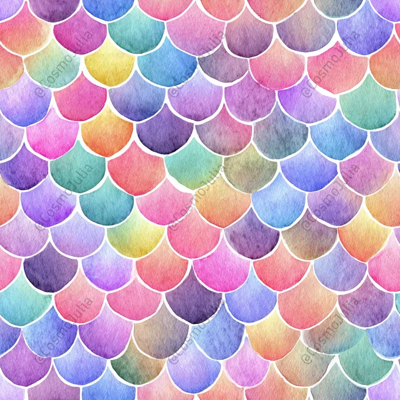 Watercolor Rainbow Pattern Collections