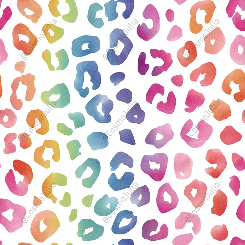 Watercolor Rainbow Pattern Collections