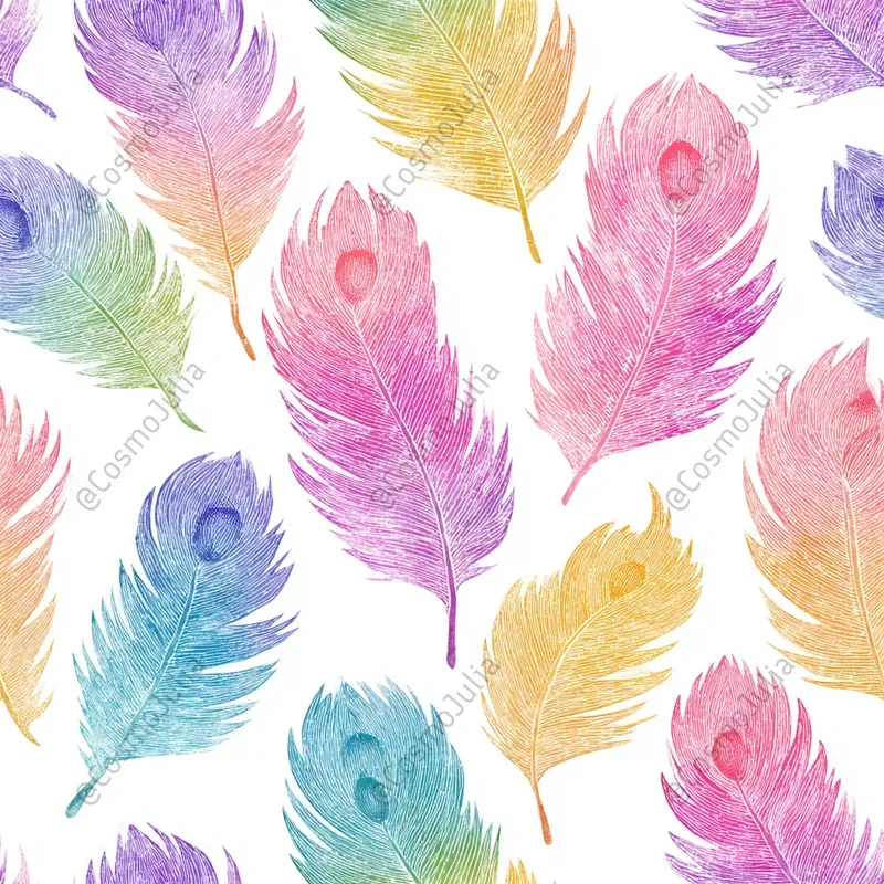 Watercolor Rainbow Pattern Collections