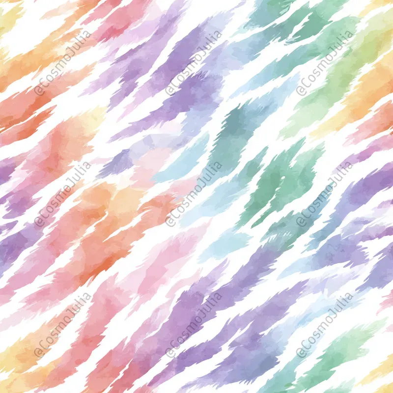 Watercolor Rainbow Pattern Collections