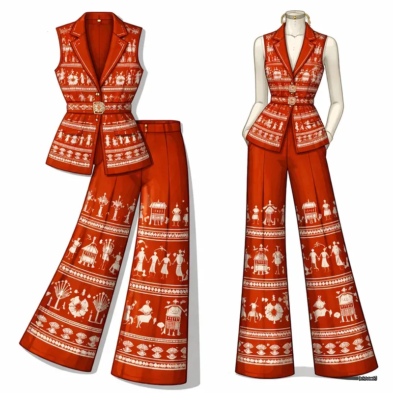 Warli Art Inspired Modern Fashion