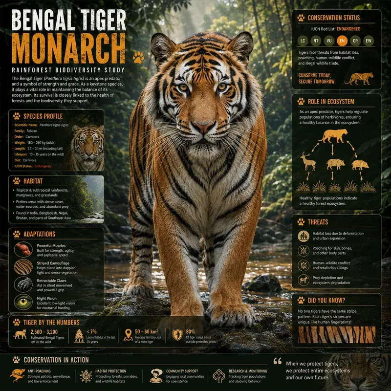 Wildlife Legends Infographics