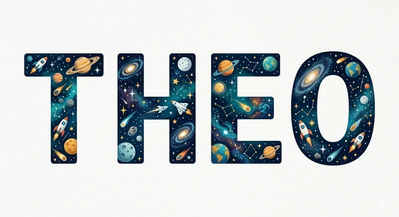 Space Adventure Custom Typography Art