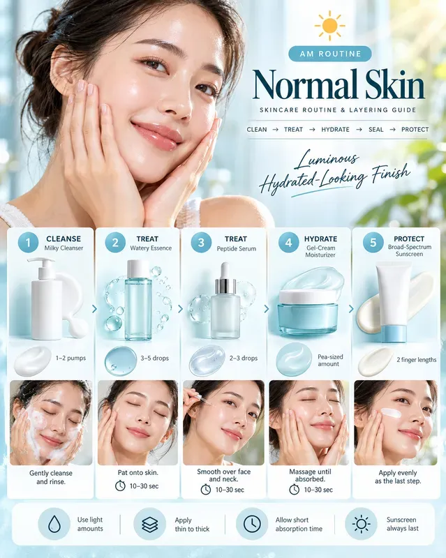 Skincare Routine Layering Guides