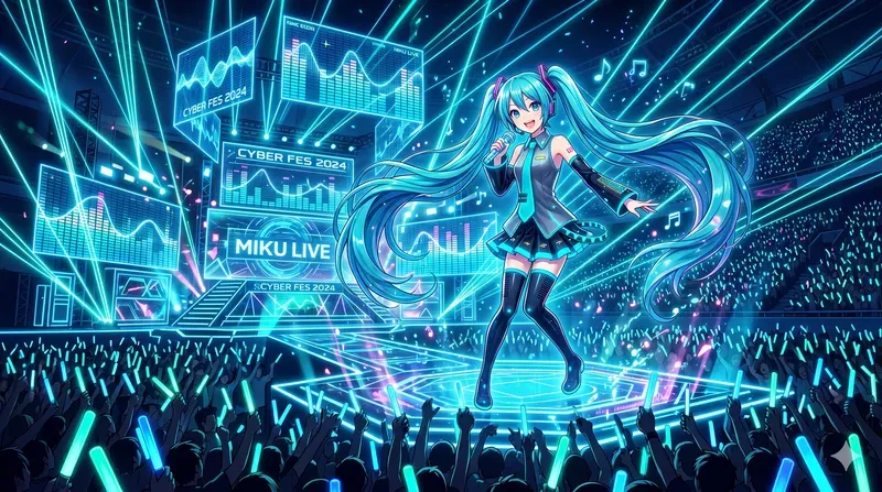 Holographic Anime Virtual Idol Concerts