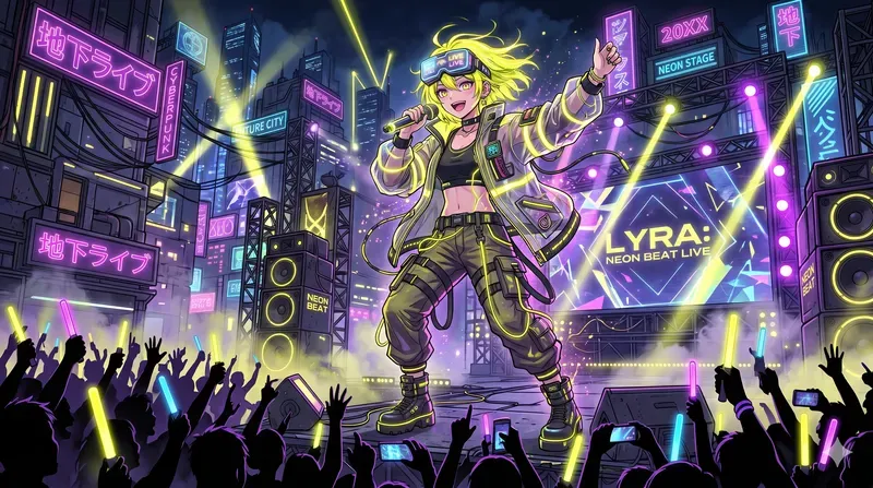 Holographic Anime Virtual Idol Concerts