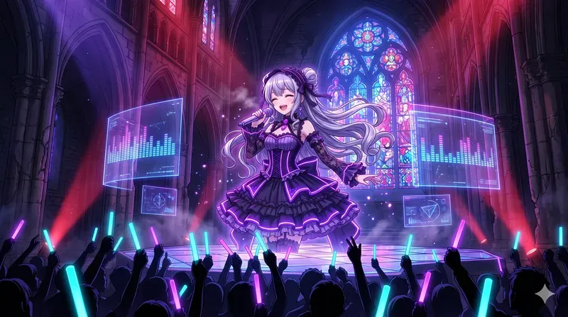 Holographic Anime Virtual Idol Concerts