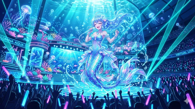 Holographic Anime Virtual Idol Concerts