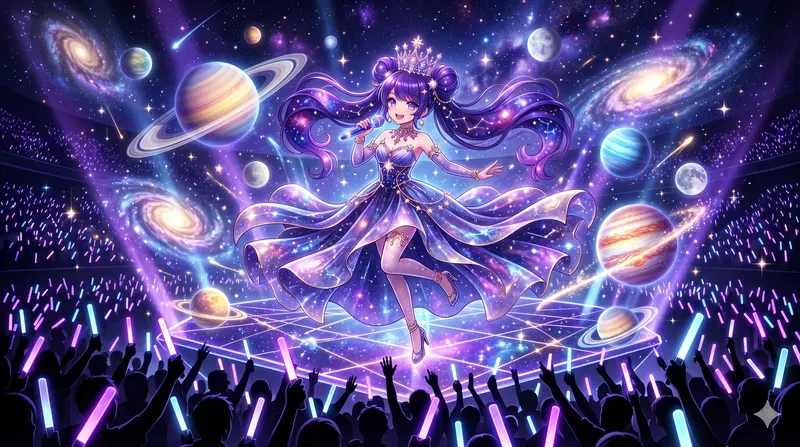 Holographic Anime Virtual Idol Concerts