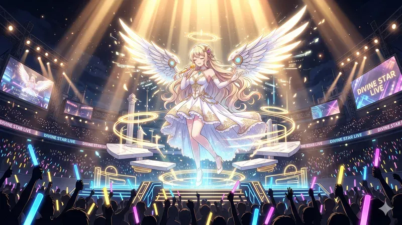 Holographic Anime Virtual Idol Concerts