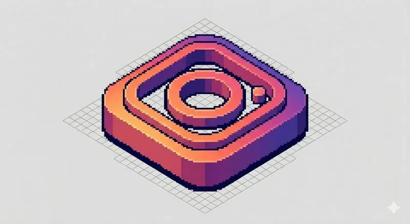 Pixel Grid Logo Masters