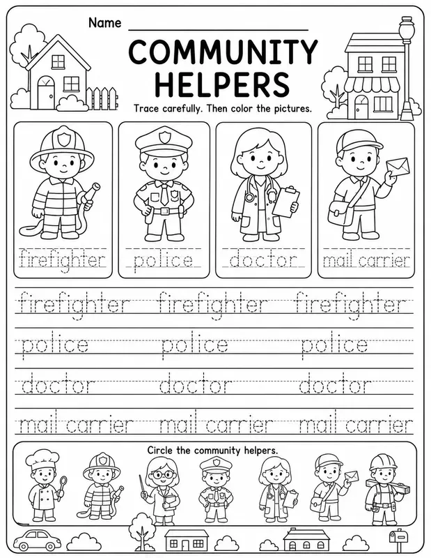 Printable Tracing Worksheet Systems