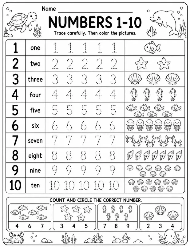Printable Tracing Worksheet Systems