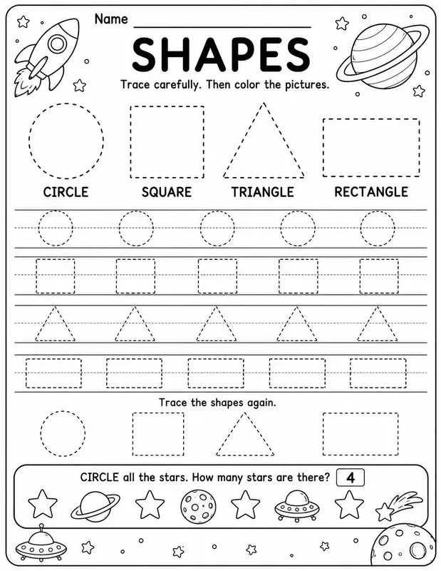 Printable Tracing Worksheet Systems