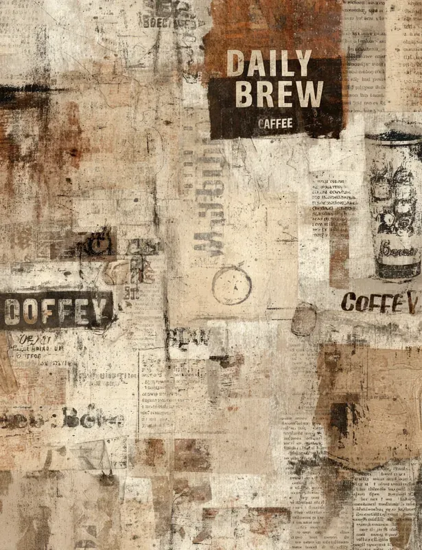 Vintage Cafe Junk Journal Digital Papers