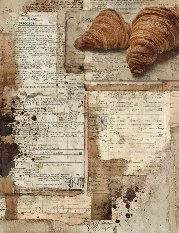 Vintage Cafe Junk Journal Digital Papers