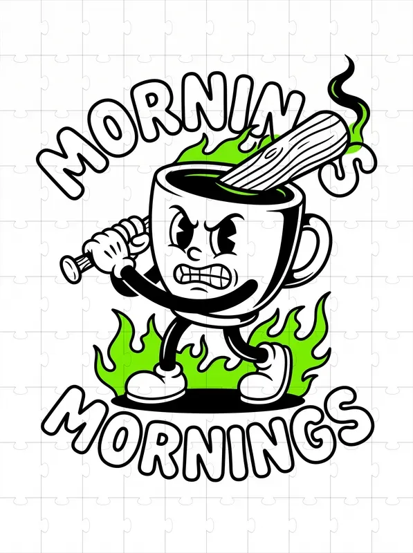 Vintage Rubber Hose Tshirt Graphics