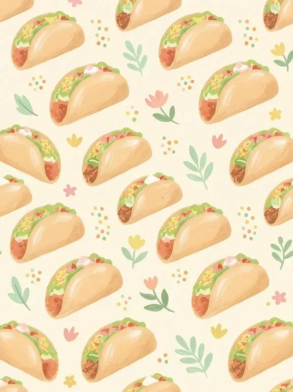 Pastel Gouache Painting Seamless Patterns